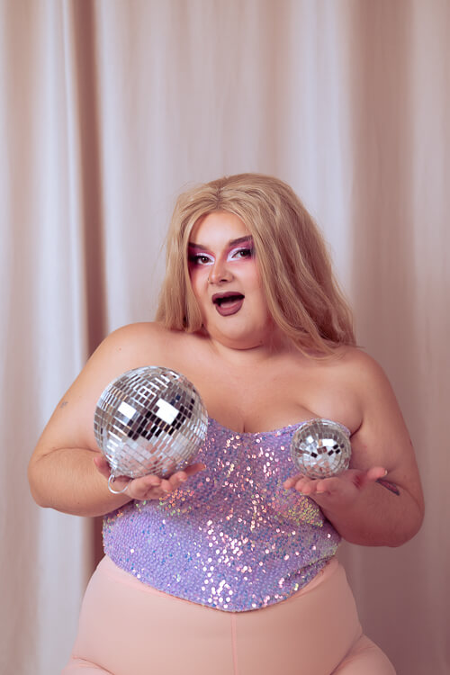 plus size drag queen photoshoot by behindmud