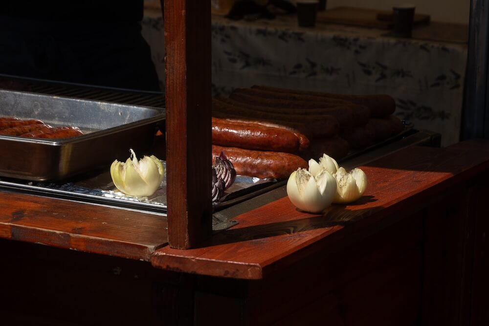 sausage fine art food photography